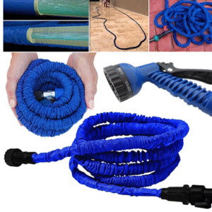 30 Metre Uzayan Bahçe Sulama Araç Yıkama Hortumu 7 Kademeli Başlık