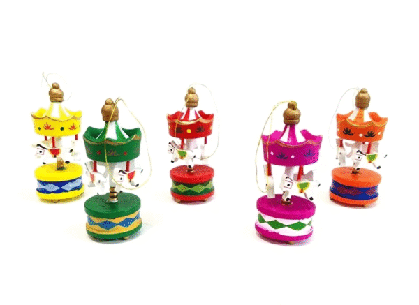 Mini Ahşap 6&039lı Atli Karinca - Görsel 2